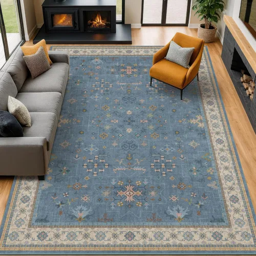 Vista 17 de Hazo Haus – Alfombra pequeña para entrada, cocina o baño, antideslizante con base de goma, resistente a las manchas y a la decoloración, diseño