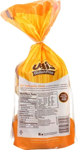 Vista 2 de Udi's Bagels lisos sin gluten, "4 unidades (paquete de 8)