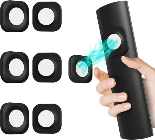 Vista 13 de Soporte magnético de silicona para control remoto con cable de seguridad 3 Negro