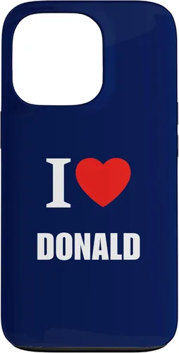 Vista 10 de Cute I Love Heart Donald Parents Wife Husband Girl Boy Case for iPhone 16