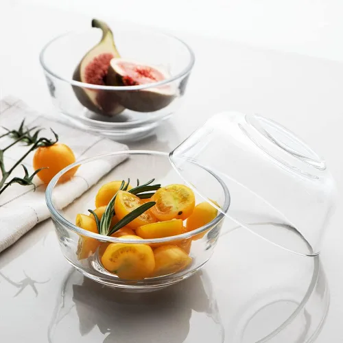 Vista 5 de Sweejar Juego de cuencos pequeños de vidrio, cuencos de preparación de 8 onzas para cocinar, cuencos de 4 pulgadas para cocina, cuencos de postre