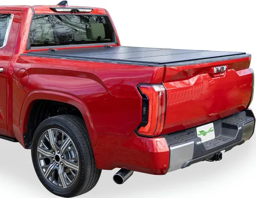 Vista 6 de Vanguard Cubierta Tonneau rígida plegable para caja de camión todoterreno VGHT-034 se adapta a Toyota Tundra 2022-2024 con caja de 5 pies 6 pulgadas