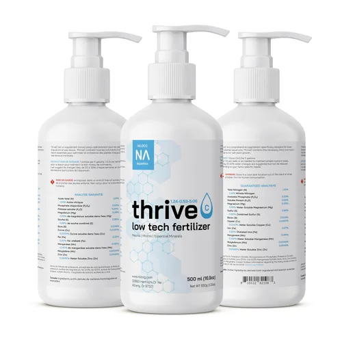 Vista 3 de Fertilizante Líquido Thrive C para Plantas de Acuario – Todo en un Alimento para Plantas – 500ml Dosis 2500 Galones – Fertilizante Especializado