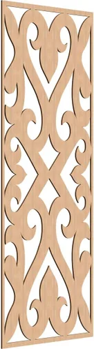Vista 151 de Keene Paneles de pared decorativos de madera con calado, 9 3/8 pulgadas de ancho x 24 3/8 pulgadas de alto x 1/4 de alto, abedul Birch