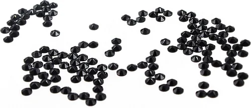 Vista 3 de Preciosa Viva Rhinestones - Sin Hotfix Flatback - Jet - SS20 (0.197 in) - Elige tu cantidad (72)