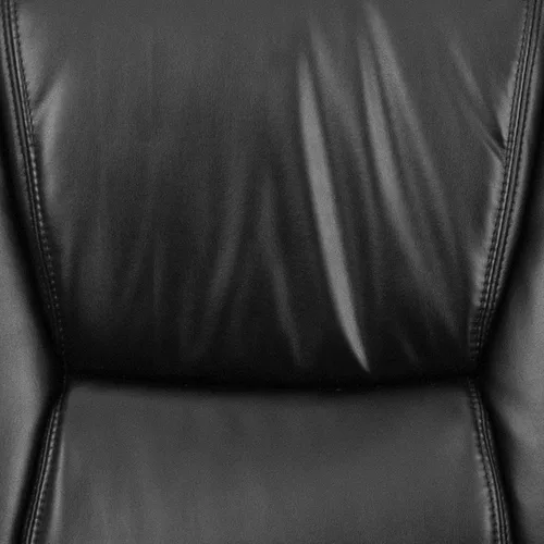 Vista 10 de Flash Furniture LeatherSoft - Silla de recepción ejecutiva con reposabrazos acolchados y base de trineo, silla lateral tapizada para sala de estar u