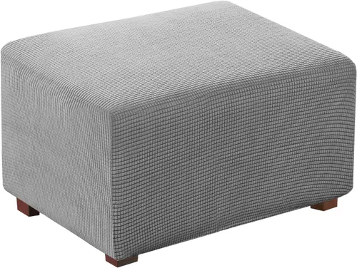 Vista 8 de Flamingo P Funda otomana elástica cuadrada, protector de muebles, protector de muebles plegable, protector de muebles, funda suave con parte