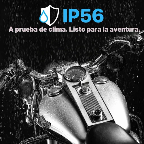 Vista 2 de GoHawk Altavoces Bluetooth para motocicleta, radio impermeable para AN4 Negro