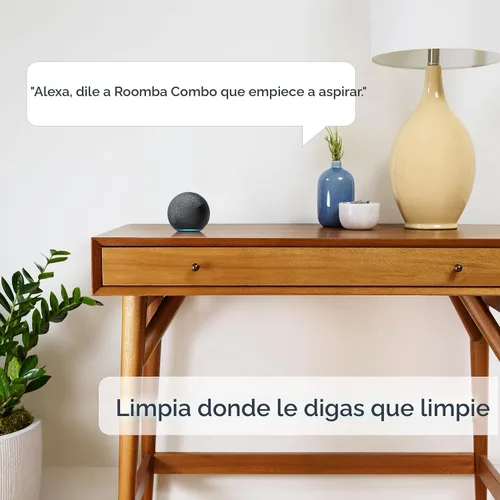 Vista 9 de iRobot Roomba Combo i5+ Robot aspirador y trapeador con vaciado automático, limpia por habitación con mapeo inteligente, se vacía hasta 60 días