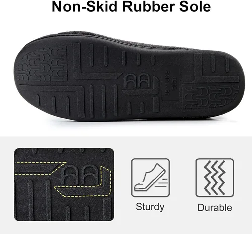 Vista 6 de LongBay Diabetic Slippers Woman Comfy Cozy Furry Memory Foam House Shoes for Arthritis Edema