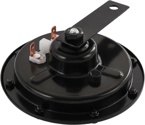 Vista 7 de Juego de claxon eléctrico para coche 12 V y 135 dB, de tono alto y bajo, kit de claxon doble metálico con soporte para automóviles, camiones, SUV