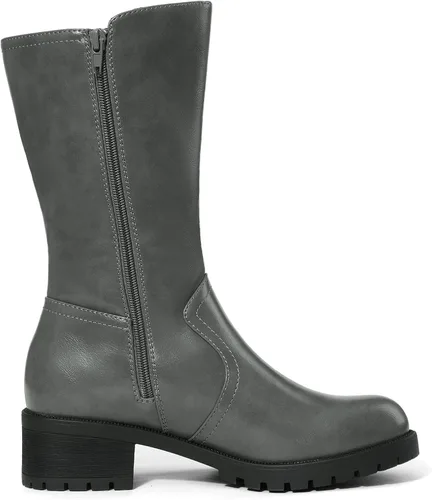Vista 3 de DREAM PAIRS Botas de invierno para mujer de media pantorrilla
