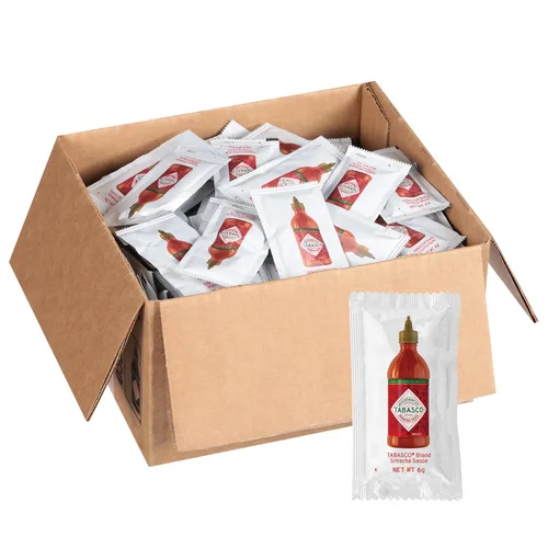 Vista 11 de TABASCO Brand Chipotle - Salsa de pimiento picante, salsa picante media, paquetes de salsa picante de una sola porción, ahumada y suave, fácil