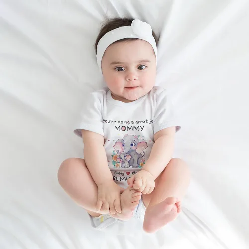 Vista 14 de Gossby Mameluco personalizado para bebé – Body personalizado para bebé niño, niña con diseño, nombre – Regalo para recién nacido, nueva mamá – 0-24