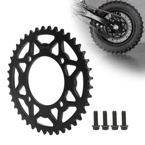 Vista 10 de RUTU Piñón de Cadena 420 Piñón Trasero 35 Dientes 76mm para Motocicletas Chinas de 50 70 90 110 125 140cc 150 160 170 Cc Apollo RFZ CRF50 XR50 SDG