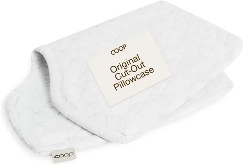 Vista 8 de Coop Home Goods Funda de almohada de látex tamaño King, funda de almohada ultrasuave y transpirable de mezcla de algodón con cremallera, lavable a