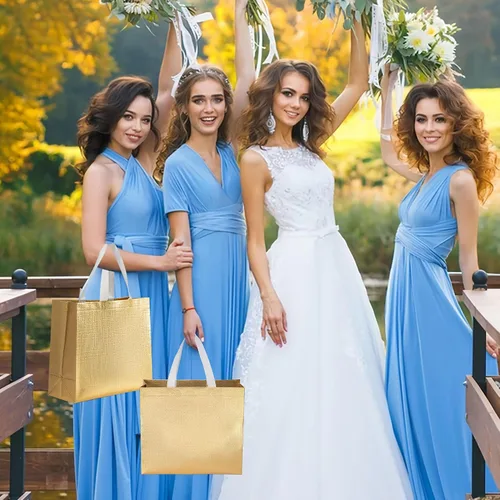 Vista 4 de Paquete de 25 bolsas de regalo grandes para regalo, fiesta de cumpleaños, boda, bolsa de regalo reutilizable, bolsas de regalo gigantes plateadas