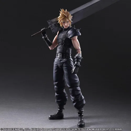 Vista 6 de FIgura de acción Final Fantasy VII Remake Cloud Strife Play Arts Kai