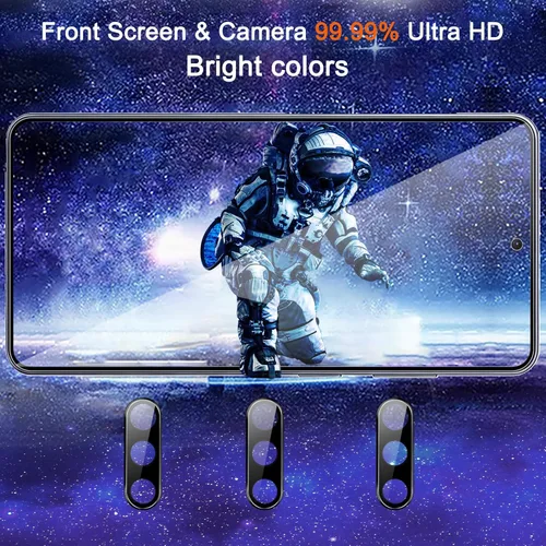 Vista 6 de Ferilinso - Protector de pantalla de privacidad para Samsung Galaxy S26, vidrio templado 3 Pack, 9H+ Hardness, Military-Grade Shatterproof, Case