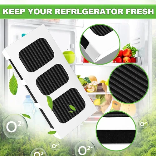 Vista 3 de Paultra2 - Filtro de aire para refrigerador Frigidaire Pureair Ultra 2, Electrolux 242047805, 5303918847, EAP12364179, paquete de 6 For Frigidaire