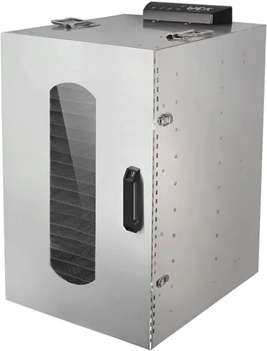Vista 9 de Deshidratador de alimentos de acero inoxidable con control de temperatura digital táctil para carne seca hierbas, frutas, verduras, golosinas