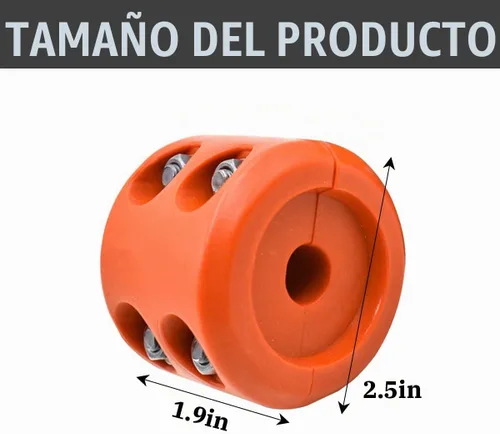 Vista 2 de Bittwee Tapón de goma para cabrestante de coche para ATV UTV, protector de gancho de cable para cuerda sintética, amortiguador de golpes con Naranja