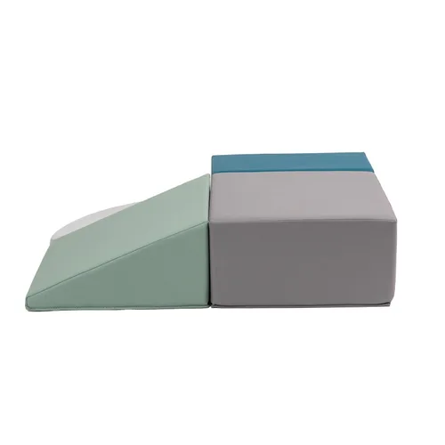 Vista 7 de Playtime Essentials - Juego de 4 piezas de bloques de espuma para escalar esquinas para niños pequeños, para interiores y bebés, juego suave