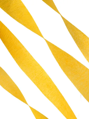 Vista 3 de K-Kraft Goldenrod - 2 rollos de serpentinas de papel crepé para cumpleaños, vacaciones, escuela, fiesta
