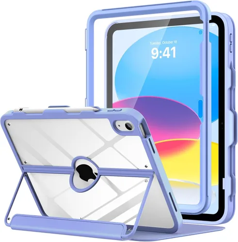 Vista 27 de MoKo Funda para iPad (A16) de 11ª/10ª generación con soporte para lápices A-Azul marino