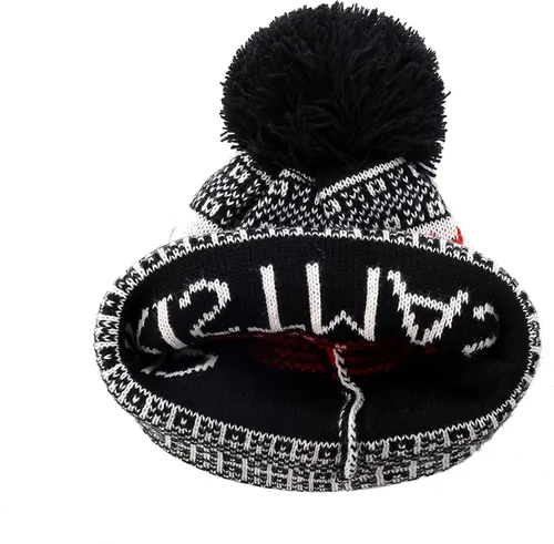 Vista 6 de Gorro de punto grueso suave y cálido para mujer y hombre, para otoño e invierno