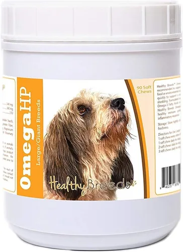 Vista 209 de Healthy Breeds Affenpinscher Omega HP - Masticables suaves para piel y pelaje, 60
