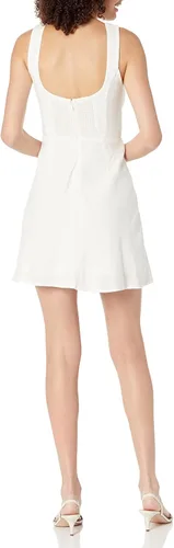Vista 2 de NIA Vestido de corsé de lino para mujer