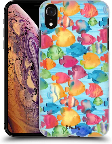 Vista 17 de Carcasa rígida para iPhone XR, diseño oficial de Paul Brent Coastal Agate Mermaid