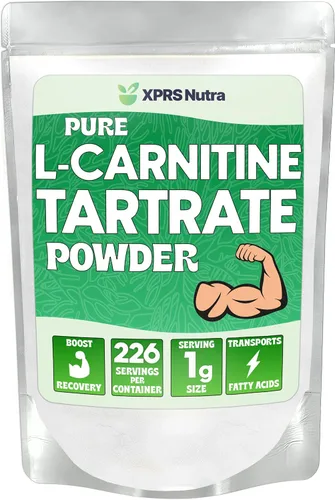 Vista 8 de XPRS Nutra L Carnitina L Tartrato en polvo – Tartrato de L carnitina pura de primera calidad – Polvo de L-carnitina – Vegano a granel L Carnitina