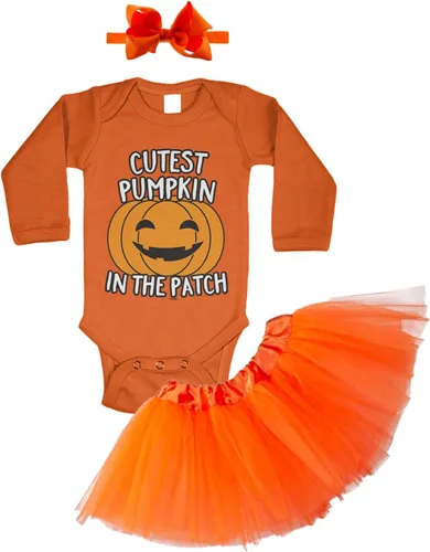Vista 48 de Tcombo Pumpkin Face - Body Jack O' Lantern Naranja - Cara de calabaza negra