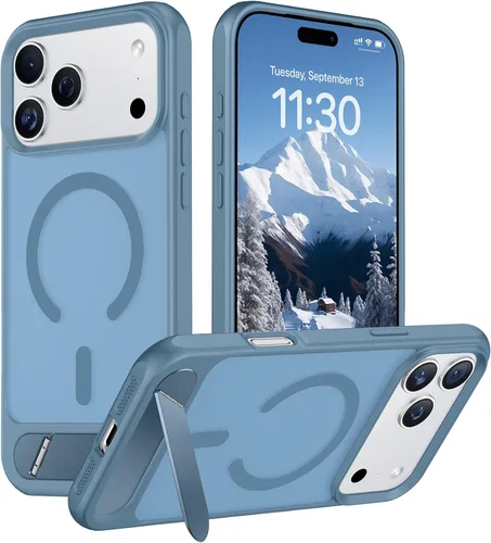 Vista 219 de Funda para iPhone 11 con compatibilidad magnética, [Soporte invisible incorporado][Compatible con MagSafe]