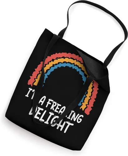 Vista 2 de I'm A Freaking Delight - Bolsa de mano con frase sarcástica divertida