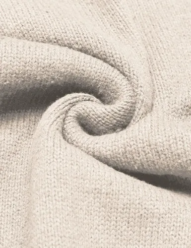 Vista 7 de COOFANDY suéteres con cuello en V para hombre, de algodón, ajuste relajado
