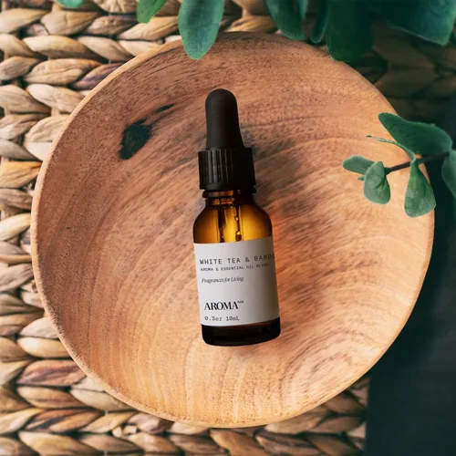 Vista 6 de AromaTech Aceite de aroma de té blanco y bambú para difusores de aceite de aroma, 0.3 onzas líquidas