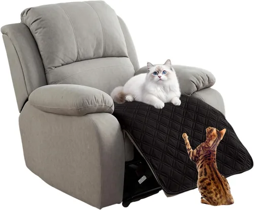 Vista 56 de Fundas impermeables para sillas reclinables, fundas reclinables para perros y mascotas, lavable, antideslizante, funda para silla reclinable