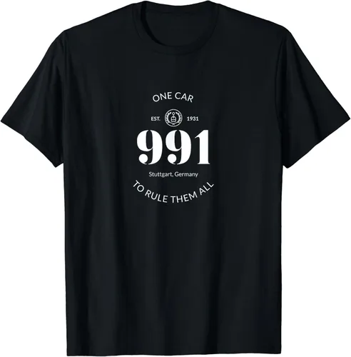 Vista 2 de One Car To Rule Them All 1 camiseta, Negro