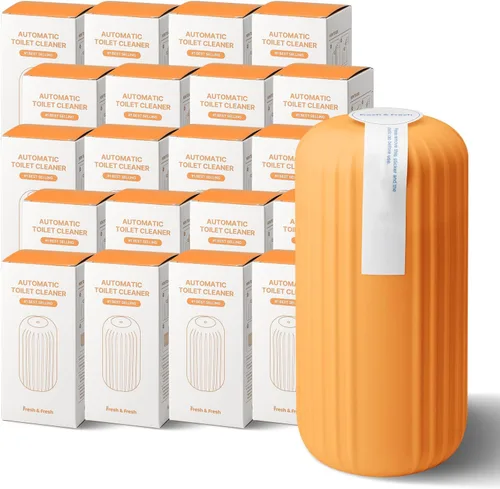 Vista 10 de Fresh & Fresh Limpiadores automáticos para inodoros (verde bosque) – 1 botella (hasta 2500 descargas/botella), limpiador de inodoro comercial