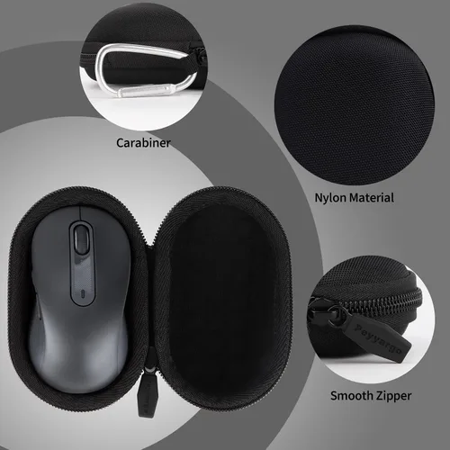 Vista 5 de Funda compatible con Logitech Signature M650 / M550 - Mouse de manos pequeñas a medianas (grafito)