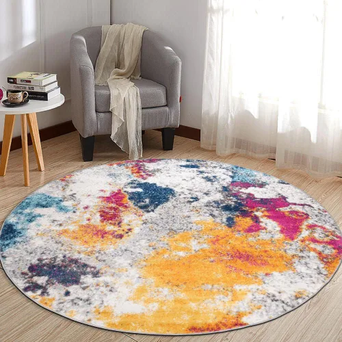 Vista 19 de Rugshop - Alfombra moderna y abstracta de la colección Sky, 2 x 3 pies, multicolor