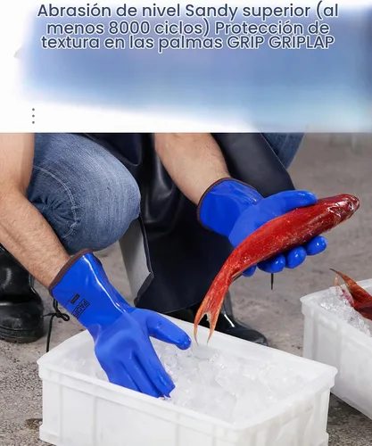 Vista 4 de PACIFIC PPE Guantes de congelador con aislamiento térmico, impermeables