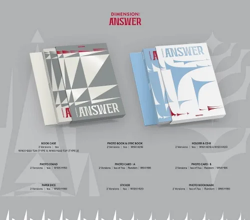 Vista 2 de MEJORA DIMENSIÓN: RESPUESTA 1er álbum reempaquetar CD+Photobook y libro de letras+tarjeta fotográfica+soporte de fotos+dados