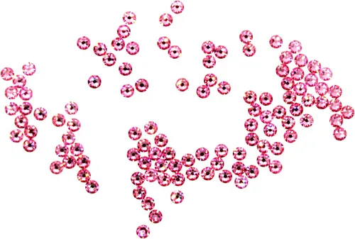 Vista 2 de Preciosa Viva Crystal Rhinestones No Hot-Fix Flatback Rosa Claro 0.126 in 12ss ss12 (72)