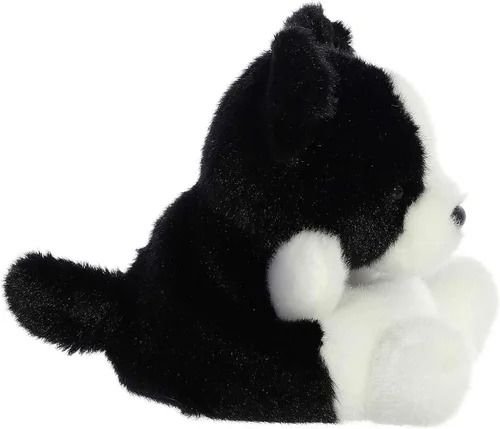 Vista 3 de Aurora® Adorable Palm Pals™ Brody Collie™ - Juego de bolsillo - Diversión coleccionable - Negro 5 pulgadas
