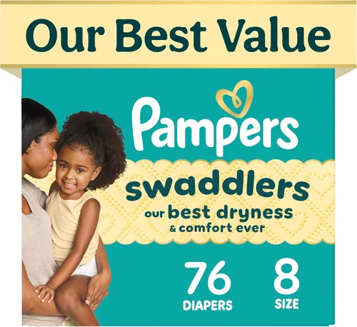 Vista 44 de Pañales talla 1, 32 unidades – Pañales desechables Pampers Swaddlers