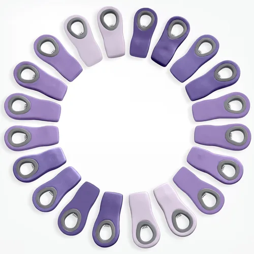 Vista 23 de COOK WITH COLOR Clips para bolsas de chips con imán para almacenamiento de alimentos con agarre hermético para bolsas de pan, bolsas de aperitivos